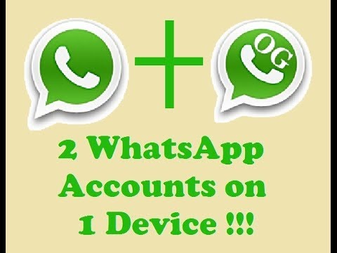 two whatsapp account